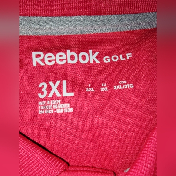 Reebok Pink Polo Shirt Vibrant Style - Picture 2 of 7